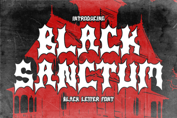 Black Sanctum: The Gothic Typeface for Bold Brand Identity