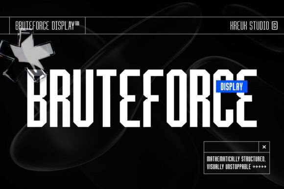 Bruteforce Display: A Bold Typeface for Modern Editorial Design