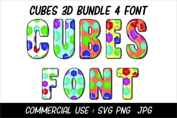 Cubes 3d: The Bold Playful Typeface for Vibrant Campaigns