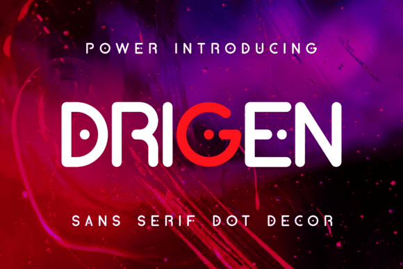 Drigen: The Modern Display Font for Future-Forward Editorial Design