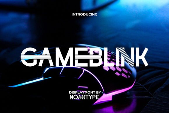 Gameblink: The Futuristic Display Font for Modern Designers