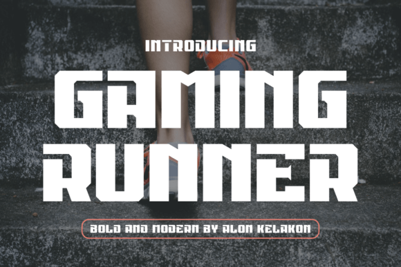 Gaming Runner: The Bold Sans Serif Typeface for Modern Editorial Design