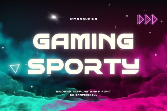 Gaming Sporty: The Dynamic Display Font for High-Impact Campaigns