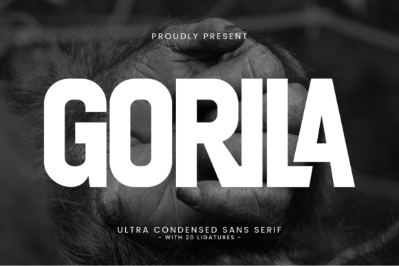 Gorila Font: The Bold Sans Serif for Handmade Labels and Streetwear