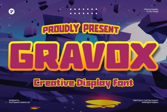 Gravox: The Bold Typeface for Modern Brand Identity