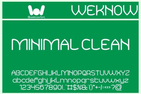 Minimal Clean: A Versatile Sans Serif Typeface for Modern Branding
