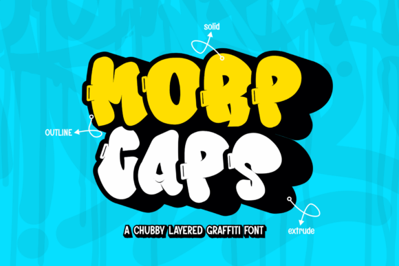 Morp Caps: The Bold Display Font for Urban Brand Identity