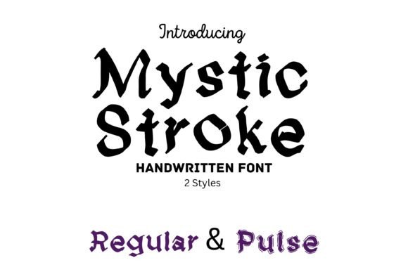 Mystic Stroke: A Bold Script Handwritten Typeface for Edgy Branding