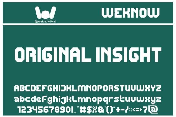Original Insight: A Premium Display Font for Modern Campaigns