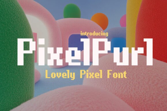 Pixel Purl: A Retro Display Typeface for Digital Storytelling