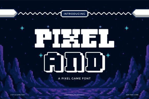 Pixeland: A Nostalgic Pixel Typeface for Modern Branding