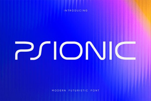 Psionic: A Futuristic Display Typeface for Modern Editorial Design