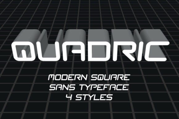 Quadric: The Geometric Sans Serif Font for Modern Branding
