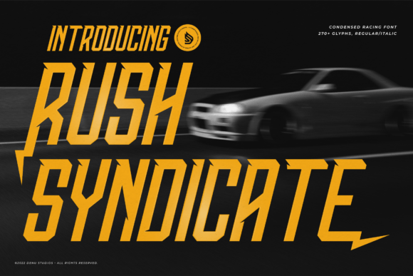 Rush Syndicate: The High-Energy Typeface for Bold Editorial Design