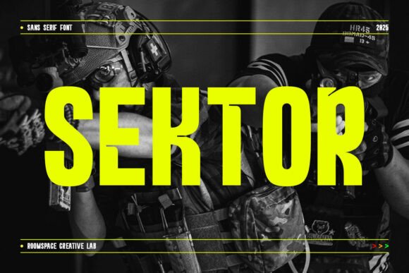 Sektor: The Heavy-Duty Sans Serif Font for Digital Impact