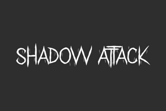 Shadow Attack: A High-Impact Decorative Font for Digital Branding