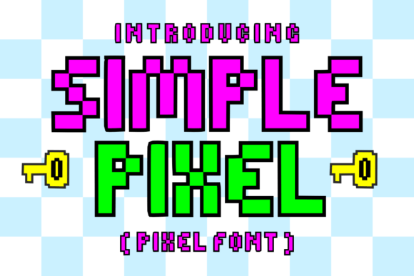 Simple Pixel: The Playful Display Typeface for Bold Branding