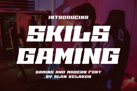 Skils Gaming: A Bold Sans Serif for Editorial and Digital Design