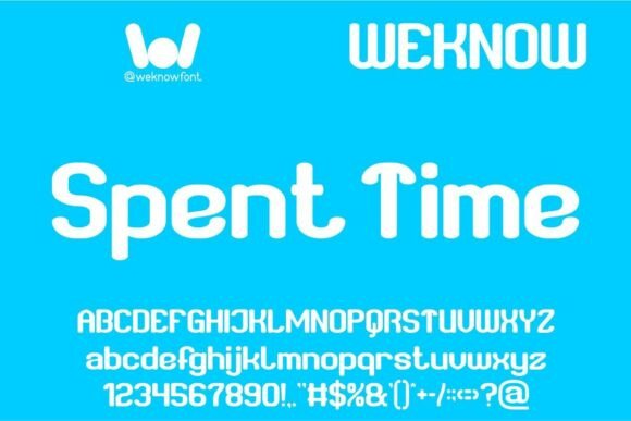 Spent Time Font: A Versatile Typeface for Modern Branding
