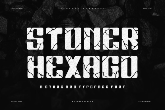 Stoner Hexago: A Rugged Display Font for Bold Business Branding