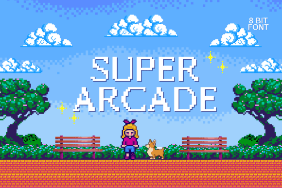 Super Arcade: The Ultimate Nostalgic Typeface for Gaming Campaigns