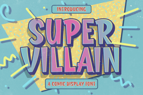 Super Villain Typeface: Bold Display Fonts for Editorial Impact