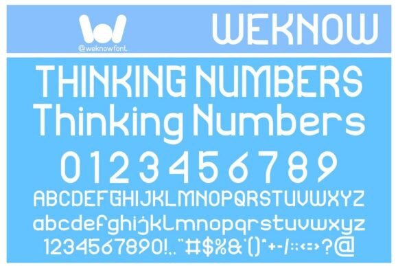 Thinking Numbers: A Premium Sans Serif Font for Modern Branding