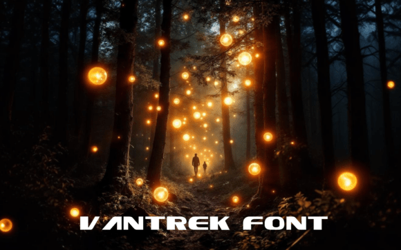 Vantrek: The Future-Ready Sans Serif Typeface for Digital Design