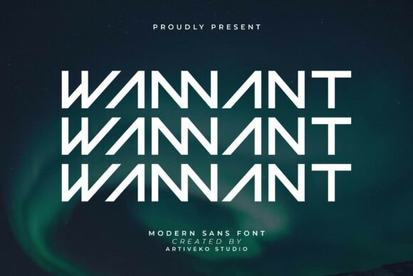 Wannant: A Modern Sans Serif Typeface for Digital Editorial Design