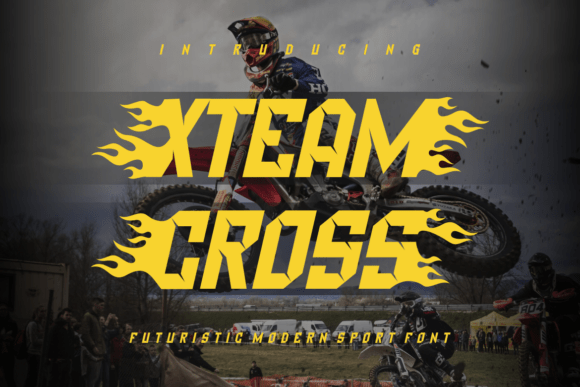 XTeam Cross: The Bold Font for High-Energy Brand Identity